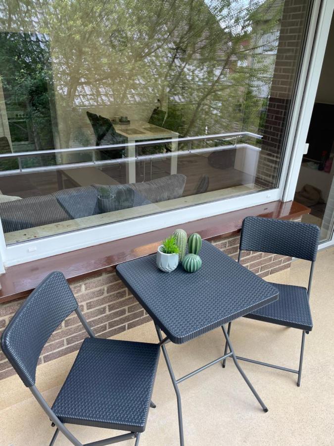 Stilvolles, Frisch Renoviertes 2Zi Apartment Mit Kueche Und Balkon In Kliniknaehe Bad Oeynhausen Exteriör bild